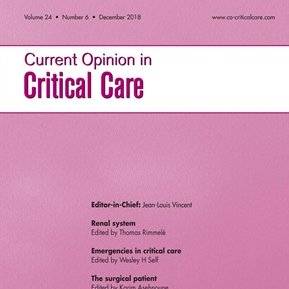 Insightful editorials and on-the-mark invited reviews covering key subjects in critical care, everyone needs a current opinion. #impactfactor = 2.540