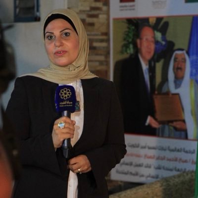 مراسلة راديو وتلفزيون دولة الكويت بالاراضي الفلسطينية المحتله