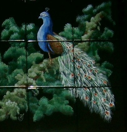 Murals & hand painted designs on Etsy.  They say artists die poor; I say..Don't let that happen!