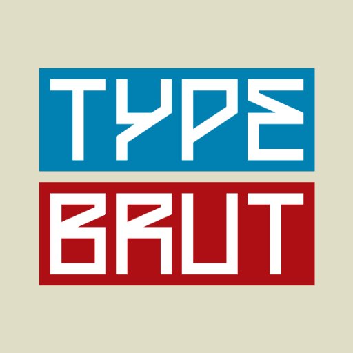 TYPE BRUT is a font foundry that explores art history through the design of *free* display typefaces. Founded by Brian @LaRossa.