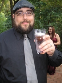 Fat, bearded, and grumpy.