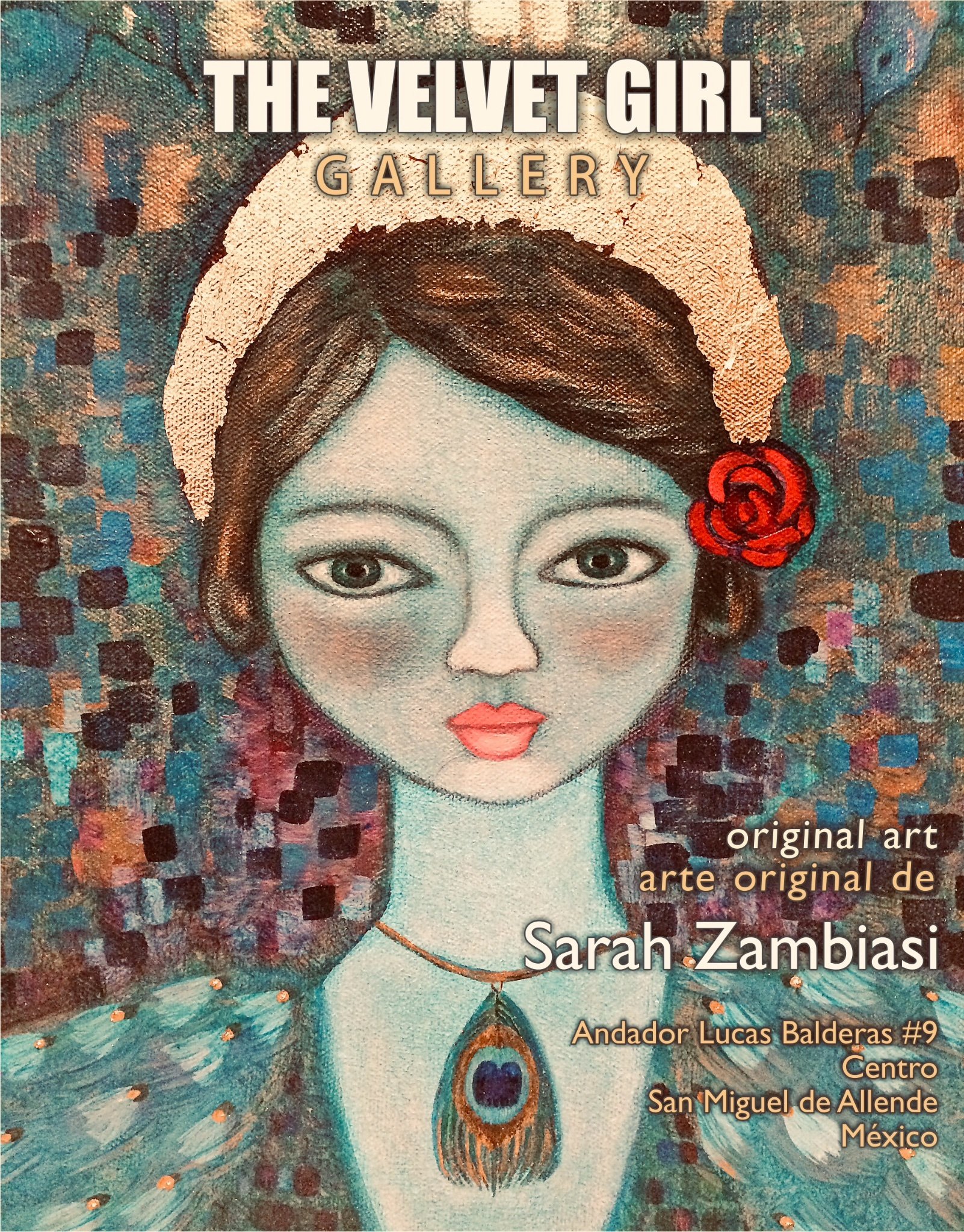 The Velvet Girl Gallery presents Sarah Zambiasi, 'Celebrando la Divinidad Femenina'~ 'Celebrating the Divine Feminine'