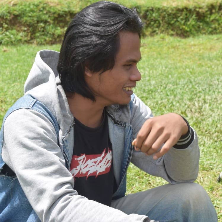 Ruang baca tulisan yang tak enak dibaca.