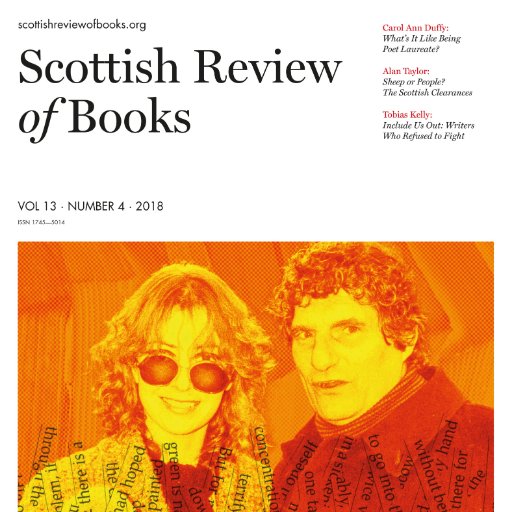 The Scottish Review of Books is a quarterly literary magazine published in Scotland. Our aim is to get people talking about Scottish literature and authors.