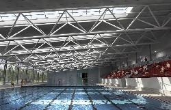 The BSV will feature the county's only 50m swimming pool, gymnastics centrem gym, climbing wall and much more...