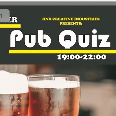 FVC Media students are holding a pub quiz at Vinney’s Bar in Raploch, Stirling. 6th December at 7pm. Tickets are £10 Per Team. Link: