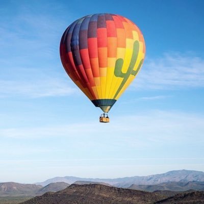 Offering hot air balloon rides daily in Arizona! 🎈🌵 Local + family owned for 30 years 🙌🏼 “Best Ballooning in Phoenix