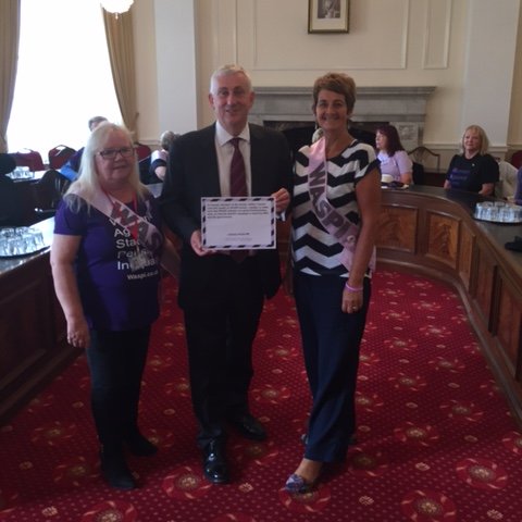 Supporting 1950s ladies from Chorley & District in their fight for their rightful state pensions
