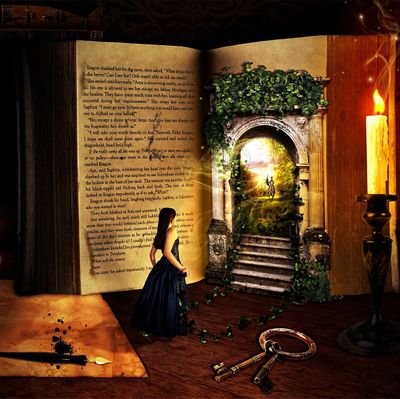 Si te quedas te enseñaré y acompañaré en el mágico mundo de los libros..🥀✨