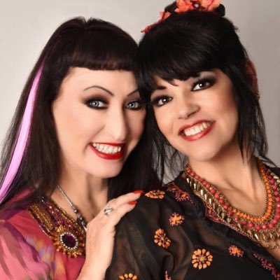 Metaphysical babes Pleasant Gehman & Crystal Ravenwolf: Tarot readers, paranormal investigators, working witches, authors, cat worshippers