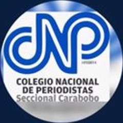 Twitter oficial del Colegio Nac. de Periodistas, seccional Carabobo. Facebook: Cnp Carabobo. E-mail: cnpcarabobo@gmail.com medioscnpcarabobo@gmail.com