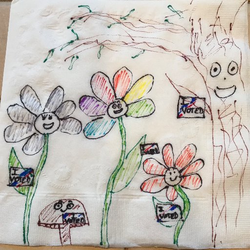 Writer who wishes she could illustrate. High-concept lunchtime napkin art since 9/2010! Napkin a day M-F. Summers, holidays & parent/teacher conference days off