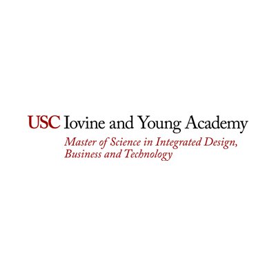 The online Master of Science in Integrated Design, Business and Technology from @USCIovineYoung.