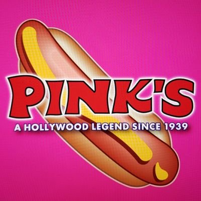 Pink's Hot Dogs, A Hollywood Legend Since 1939. Catering, Special Events. CateringByPinks@gmail.com. 323.979.3878.