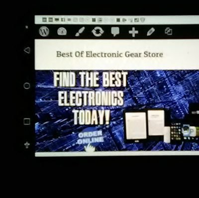 Hi. I just opened up a web page and an online electronic store called best of electronic gear store drop by and take a look