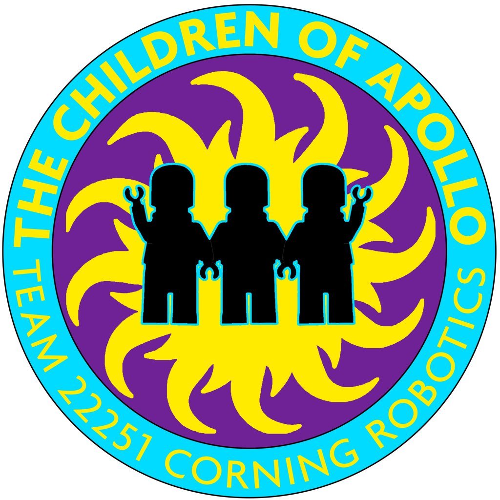 The Children of Apollo — Corning Robotics FLL Team 22251 in Corning/Elmira NY — Twin Tiers Champions, '17, '18, '19; Finger Lakes Champions 2018 & 2019