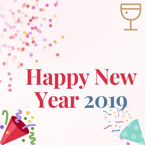 free Happy New Year 2019 Twitter Status