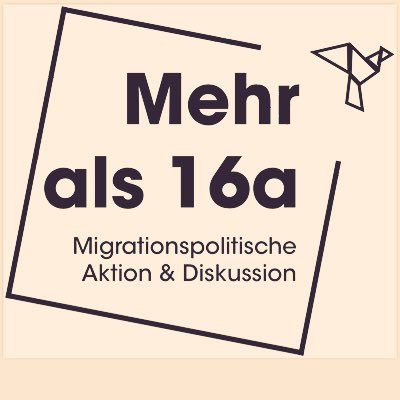 Asylpolitische Aktion und Diskussion aus der bayrischen Provinz in Würzburg, Kein Mensch ist illegal - Bleiberecht für alle! Kontakt: mehrals16a@riseup.net