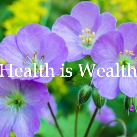 The greatest wealth is health