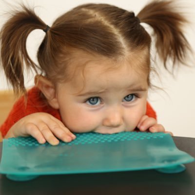 TableTeether's profile picture. The Table Teether is a place-mat designed to suction to  babies favorite places to chew, providing them a safe and clean surface to soothe their teething gum!