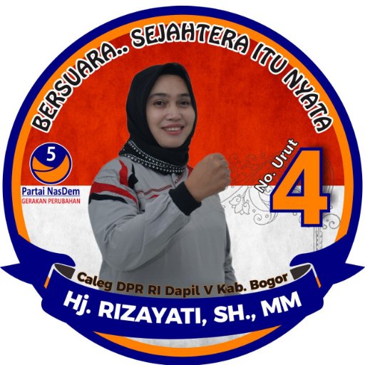 Rizayaticenter's profile picture. Caleg DPR RI Dapil V Jawa Barat Kabupaten Bogor.