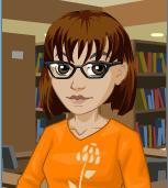 Library school graduate and recently hired assistant librarian