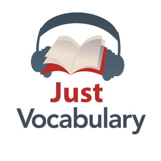 Listen to JustVocabulary podcast to improve your English vocabulary, or download study tools from the store.