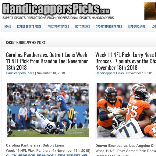 Professional Sports Handicappers