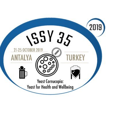 The 35th International Specialised Symposium on Yeast (ISSY35) will be held on 21-25 October 2019 in Antalya/Turkey.