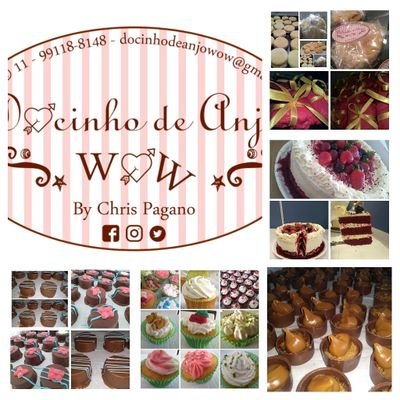 Docinho de Anjo Wow transfomando a vida em doces momentos!
Nosso objetivo é oferecer bolos, doces ou sobremesas de alta qualidade personalizados e exclusivos