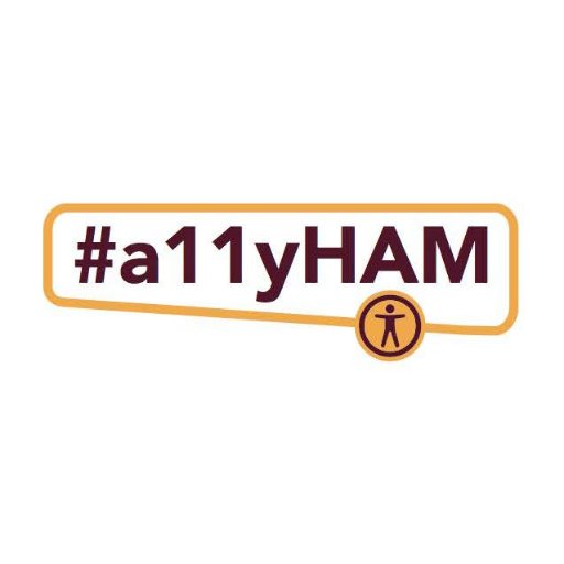 If you're interested in accessibility & inclusive design, #a11yHAM is your home. We meet monthly for presentations, tech talks, demos & more.