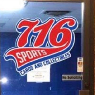 716 Sports Cards & collectibles 4151 N Buffalo rd Orchard park ny 14127 We have all your sports cards needs Singles, boxes, cases all the newest wax, visit us