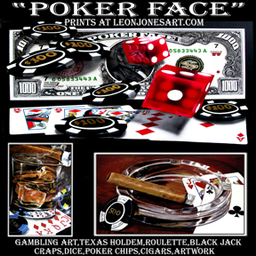 leonJonesart's profile picture. Leon Jones is known as the Jazz, &, Dice, Gambling art, artist of the World
He is an airbrush artist like no other,