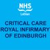 Critical Care at Royal Infirmary Edinburgh (@riecriticalcare) Twitter profile photo