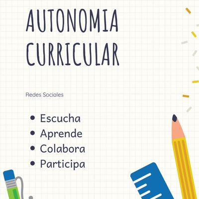 Autonomía Curricular Anexa (@AnexaAutonomia) / Twitter