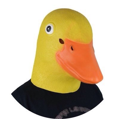 Just your typical sports-lovin, gun-lovin, America-lovin duck who enjoys a good party that involves lucha libre.
