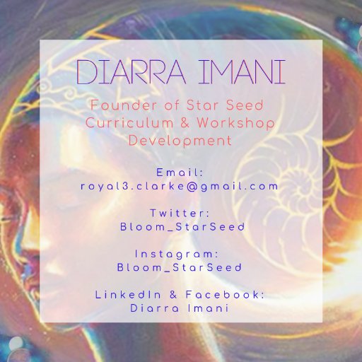 Bloom_StarSeed's profile picture. "She remembered who she was and the game changed." Sun Seed's key mission is to engage unconventional resources to elevate traditional academic outcomes & minds