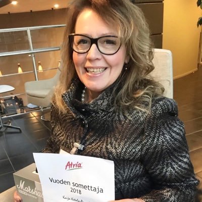 Optimisti pärjää aina. #osaaminen #kehittäminen #onnellisuus #aivot @Atria_Oyj vuoden somettaja 2018.HRD Manager #Atria Instagram: @nuanvaanpohojanmaalta ♦️