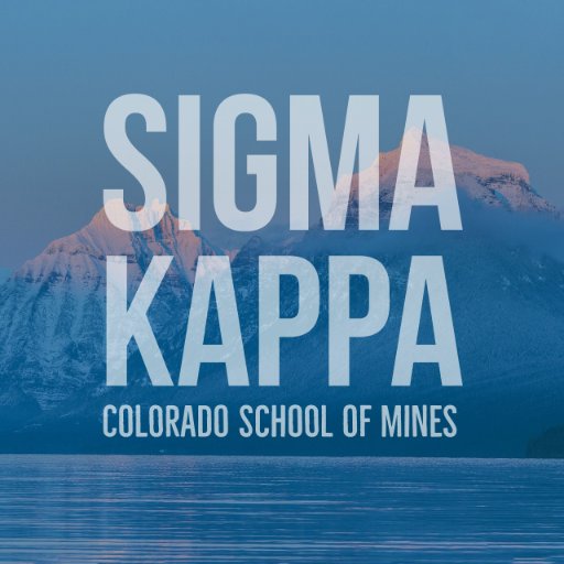 SigmaKappaCSM's profile picture. Zeta Pi chapter at Colorado School of Mines              One 💙 One Way