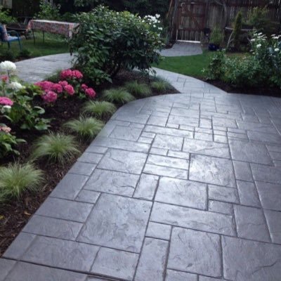 خراسانة ملونة ومختومة الختام stamped colour concrete جوال ٠٥٠٢٦٣٩١٧٢ KSA