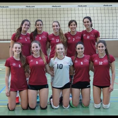 Equipo de voleibol de la Universidad de Salamanca. Primera División Nacional Femenina.