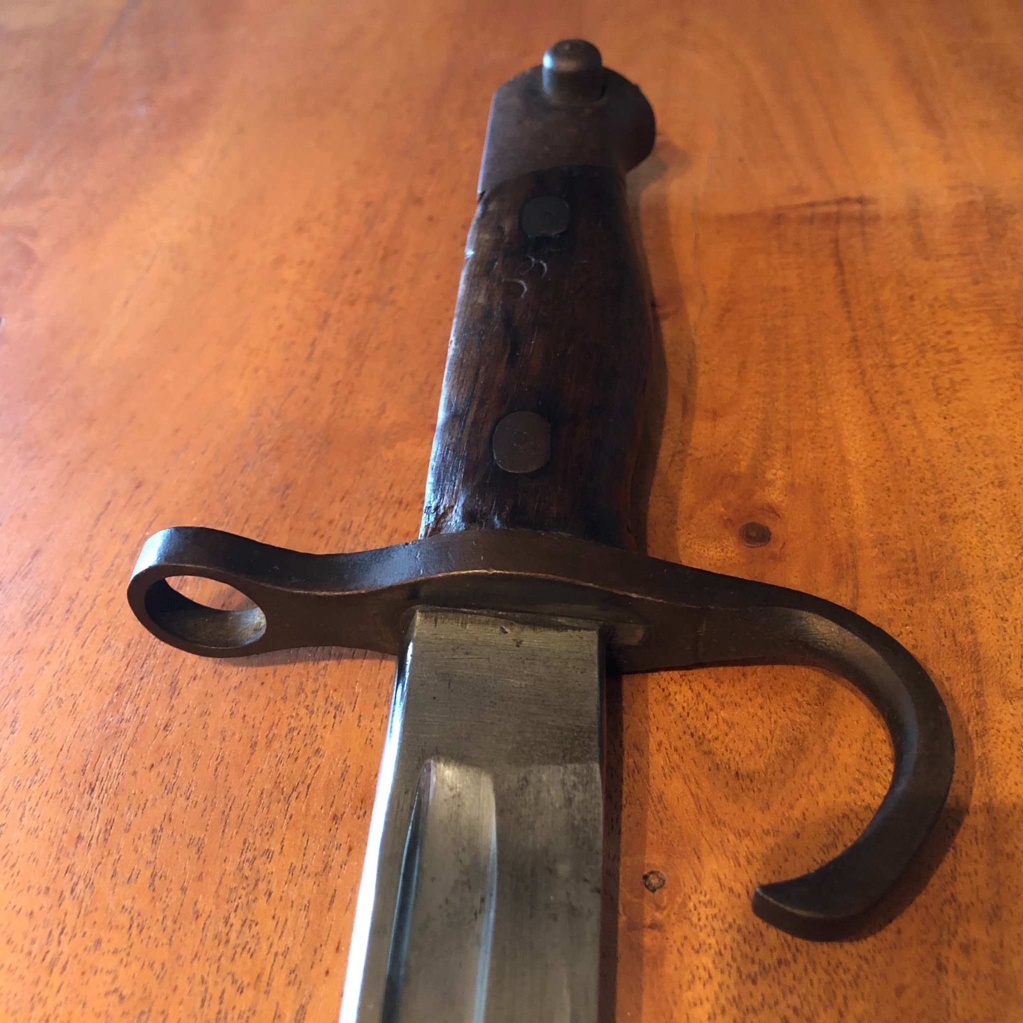 Collector of antique bayonets from all over the world.