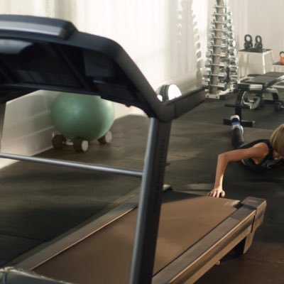 I'm the treadmill that Taylor Swift faceplanted on in the Apple Music commercial.