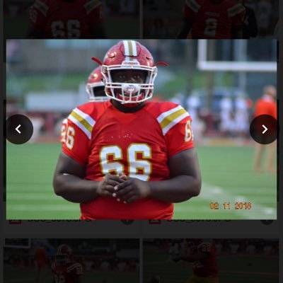 6’2/300lb  c/o 2019 Center @thomasville high #66🏈💯