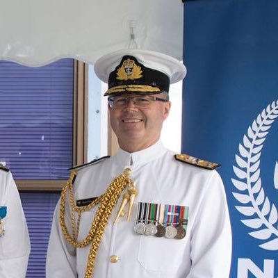 Rear Admiral David Proctor - Chief of New Zealand's Navy.