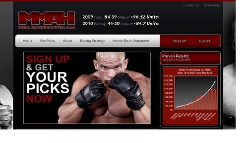 I have over 15 years of MMA experience.   I only handicap MMA, it is all I do!
