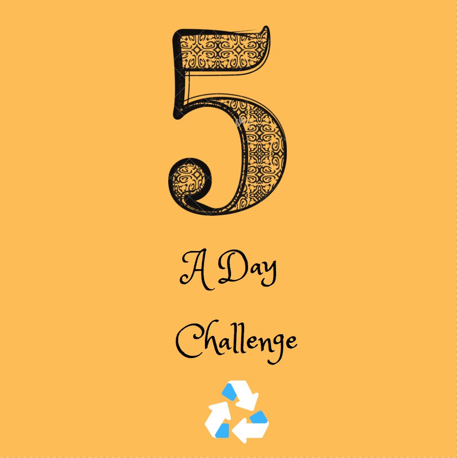 5 A Day is a program for monitoring the amount of trash/recycling you pick up and properly dispose per day. Dispose of your trash/recycling and get rewards!!