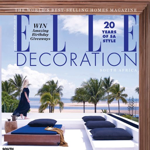 Official ELLE Decoration South Africa. Pick up our copy, snap your #DECOselfie & share what you think of our Style & Design Issue, on shelf now.