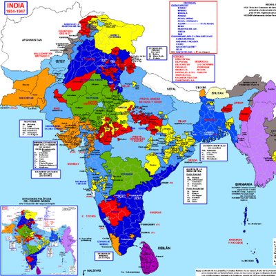 India Map Before Independence Princelystates On Twitter: "At The Time Of Indian Independence, 565  #Princelystates Were Officially Recognized In The #Indiansubcontinent, In  1947, Princely States Covered 48% Of Area Of Pre-Independent India. Map Of  #Princelystates Of