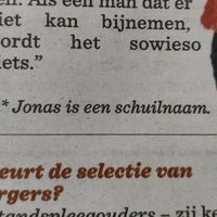 Jonas is een schuilnaam (@jonaswillebe) 's Twitter Profile